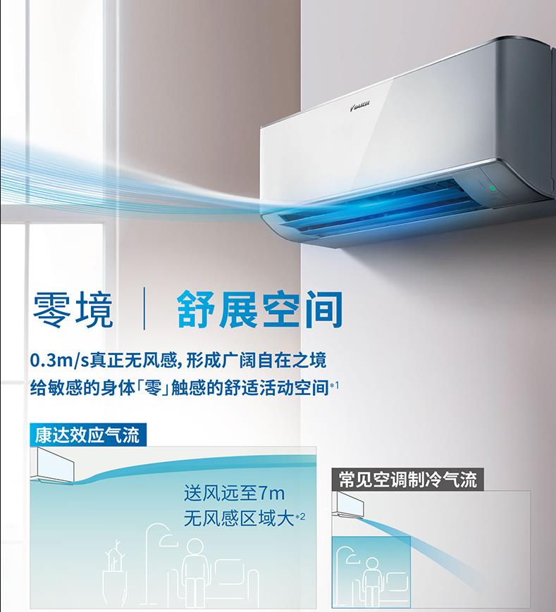 Daikin/大金FTZW136WC-W1+FKXW172WAC-W变频冷暖家用空调组合套装