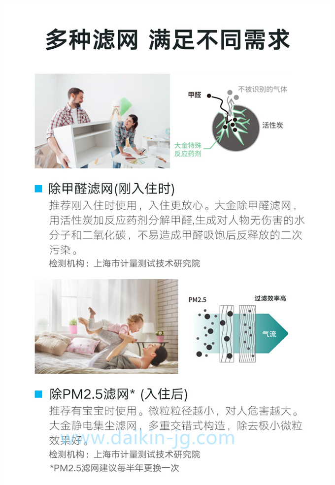 DAIKIN/大金空气净化室内机除甲醛/除PM2.5内机家用变频中央空调(图2)