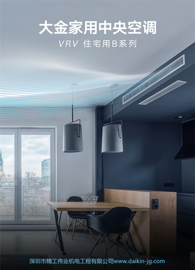 DAIKIN/大金中央空调5匹一拖四家用变频空调多联机VRV-B舒适款(图3)