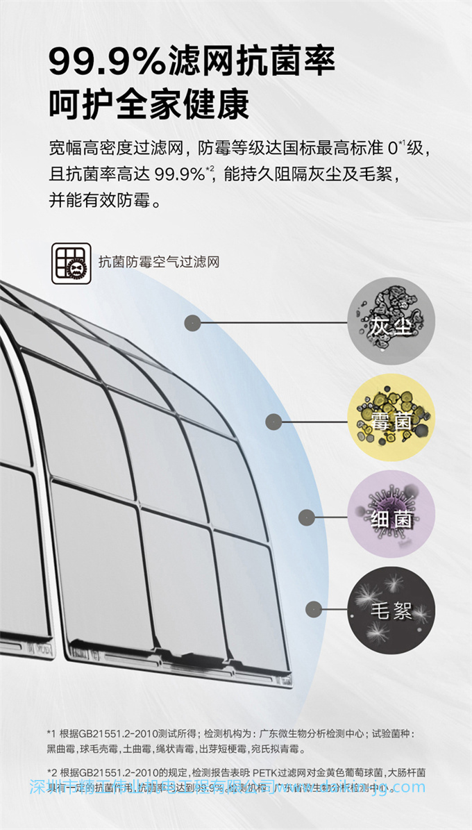 Daikin/大金FKXW150WAC-W变频1级冷暖2匹空调家用柜机悬角式客厅(图11)