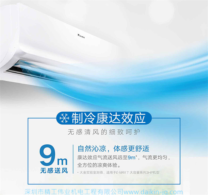 Daikin/大金 FTXR272UC-W1二级变频空调大3匹智能WiFi康达挂机(图4)