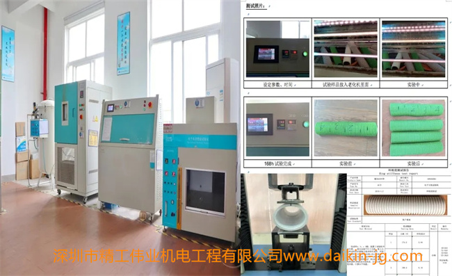 链风作为国内专业的新风管材供应商，拥有专业性能实验室，对每批次产品进行环刚度、燃烧、耐盐雾、抗紫外线、抗老化和抗静电等多种质检实验。保证材料品质的同时，也提升材料的安全性及健康环保性能。